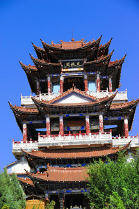 中国寺庙亭台楼阁