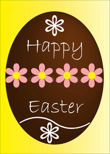 复活节彩蛋卡设计图片