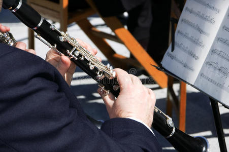 爵士乐单簧管图片