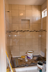 浴室淋浴瓷砖改造