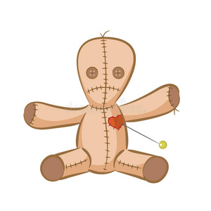 巫毒娃娃玩具卡通人物照片