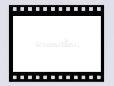 头像两边带空白空白黑白胶片带框照片