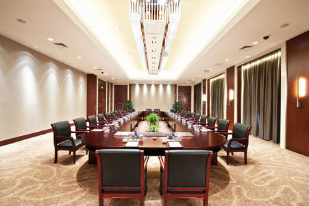酒店会议室图片