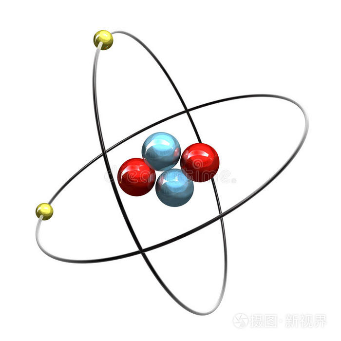 三维氦原子