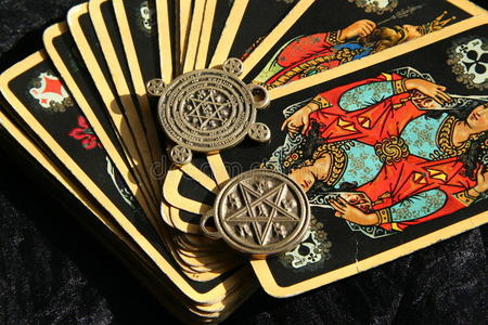 神秘的气氛,女巫魔法算命师照片