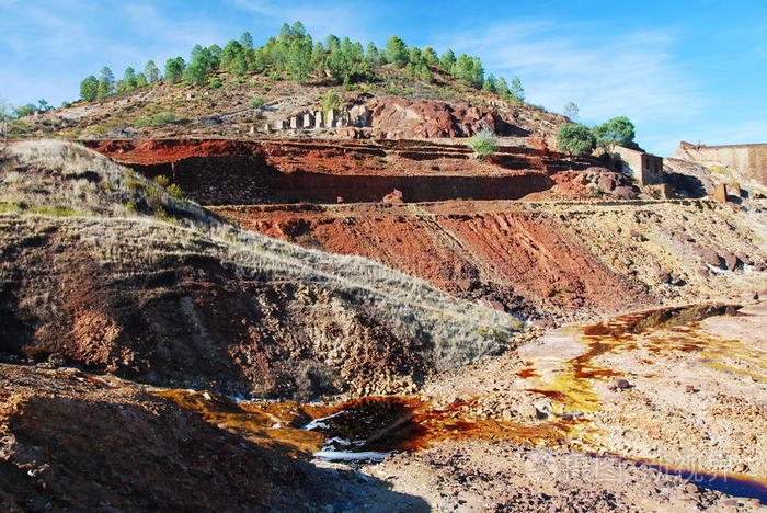 露天矿坑riotinto