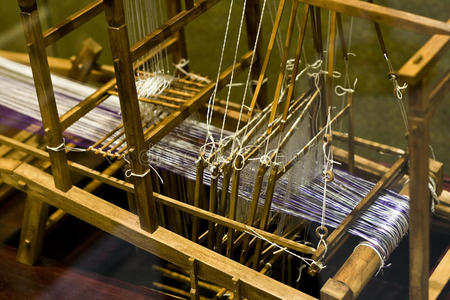 中国古代织机