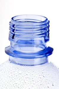 蓝色塑料瓶颈图片