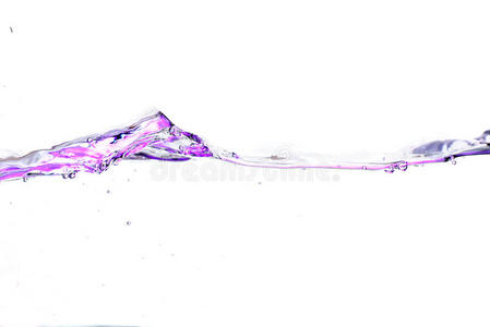 紫色水面