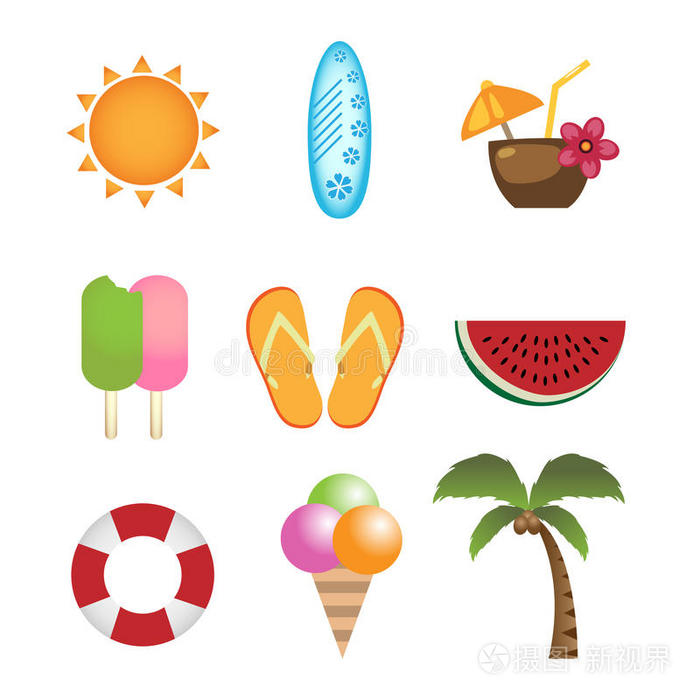 夏季标志