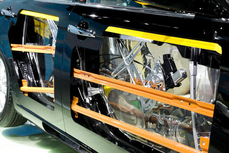 车门安全保险杠照片