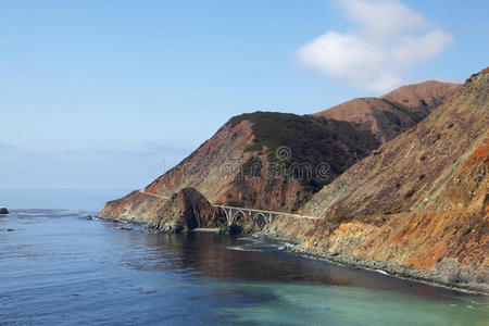 太平洋沿岸的山路