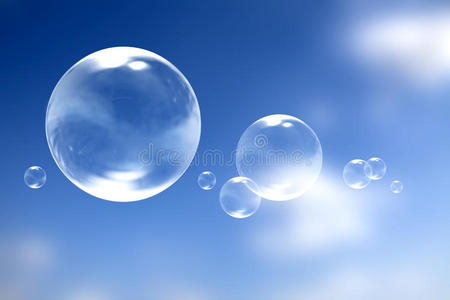 气泡夏天图片