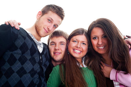 年轻人快乐的生动画面照片