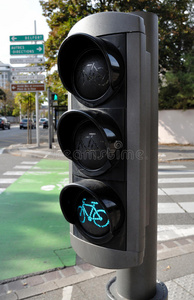 自行车绿灯