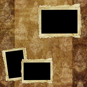 杂志页边框图片