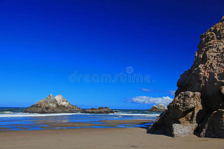 旧金山海豹岩与太平洋海滩