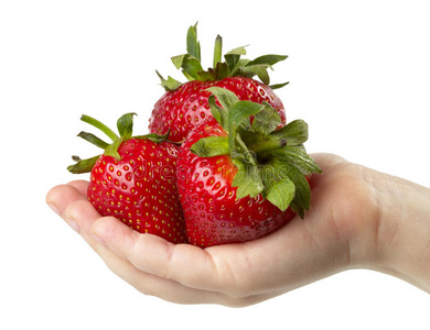 小孩拿水果图片