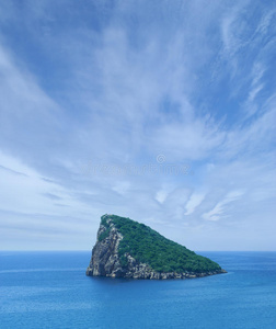 带岛的海天全景