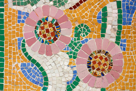 花马赛克. 加泰罗尼亚音乐厅照片