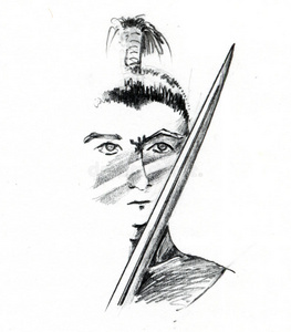 武士素描