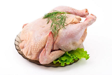 生鸡肉照片