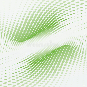 波浪点波浪绿点照片