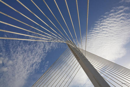 波德戈里察千禧桥的抽象细节图片
