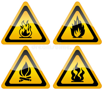 火灾警告媒介图片