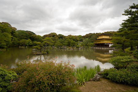 京都金阁寺。