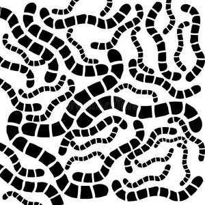 黑白马赛克背景照片