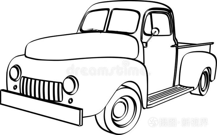 皮卡车插画-正版商用图片0jl2nx-摄图新视界