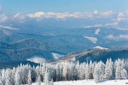 冬季山地景观