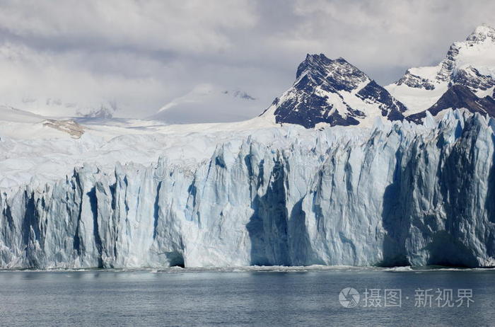 阿根廷美丽的莫雷诺冰川