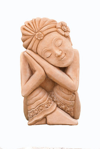 亚洲女士雕塑