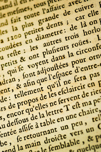 法语背景文本照片