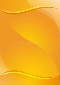 橙色曲线的背景图片