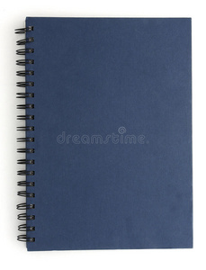 蓝色皮革笔记本
