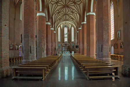 圣教堂。凯瑟琳在波兰布拉尼沃。