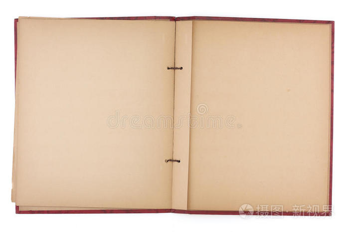 旧废书的空白页