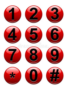 数字按钮照片