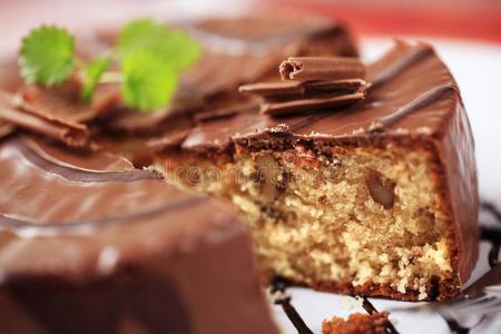 巧克力蜜饯蛋糕图片