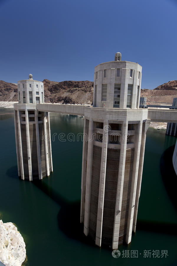 胡佛大坝的取水口