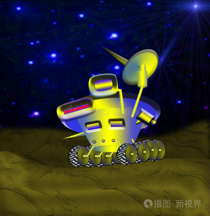 图a月球车插画-正版商用图片0jo05r-摄图新视界
