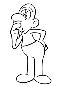 好奇卡通图片-好奇卡通素材-好奇卡通插画-摄图新视界