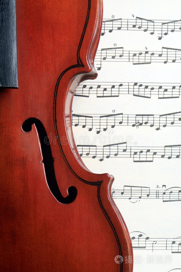 小提琴和音符