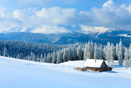 冬季山地景观