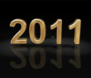 金色的2011新年