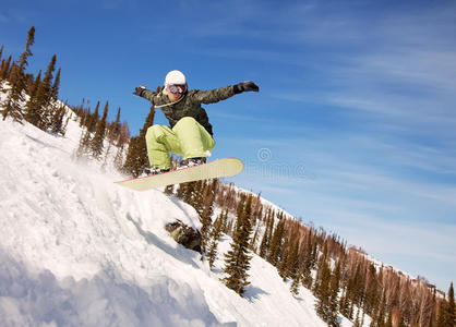 滑雪板跳跃