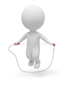 3d小人跳绳照片